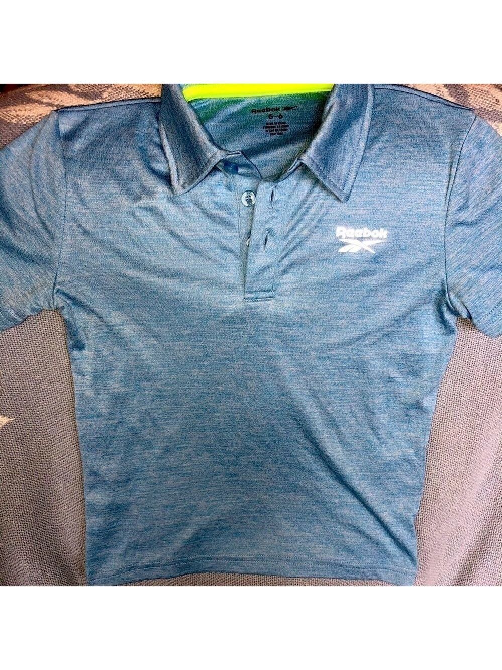 NWOT Boys Size 5/6 Reebok Polyester SS Polo Shirt